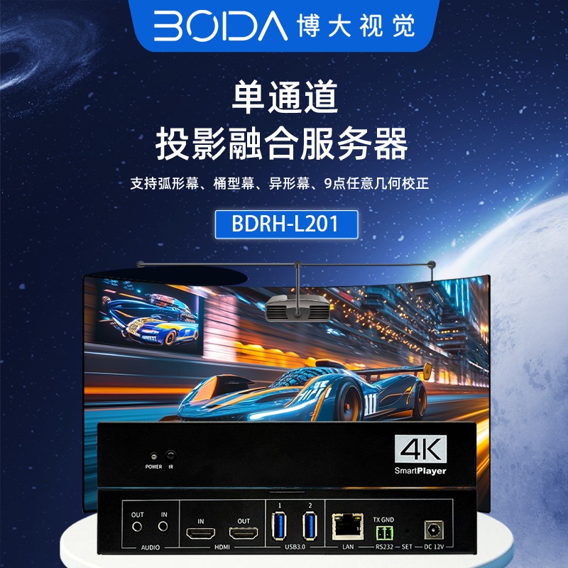 单通道投影融合服务器