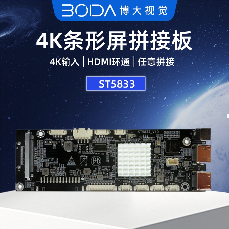 条形屏拼接板卡 ST5833