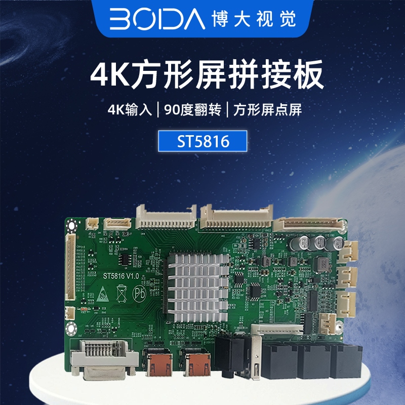方形屏拼接板卡 ST5816
