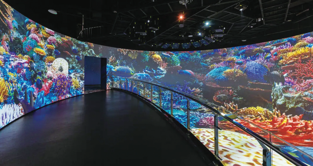 投影融合助力青岛科技馆