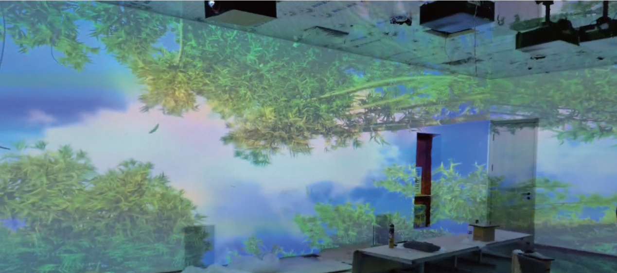 投影融合助力黄河文化馆