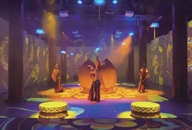 投影融合助力石窟数字博物馆