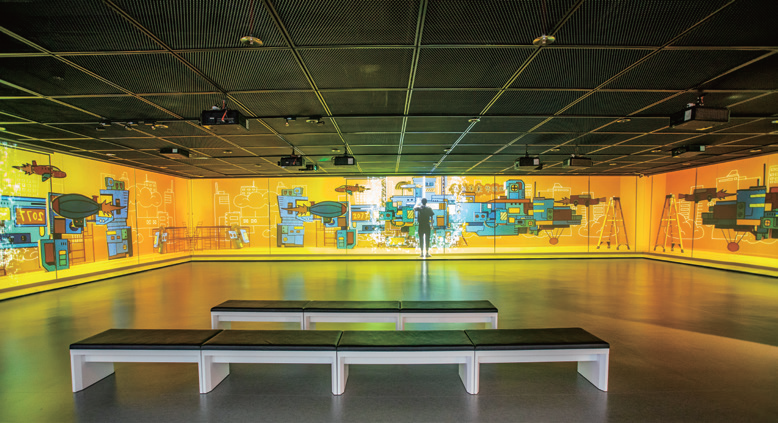 投影融合打造展览展示项目