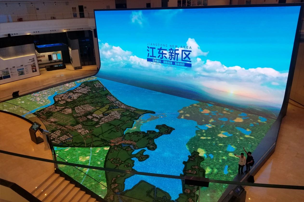 LED图像处理器助力海口江东新区展示中心