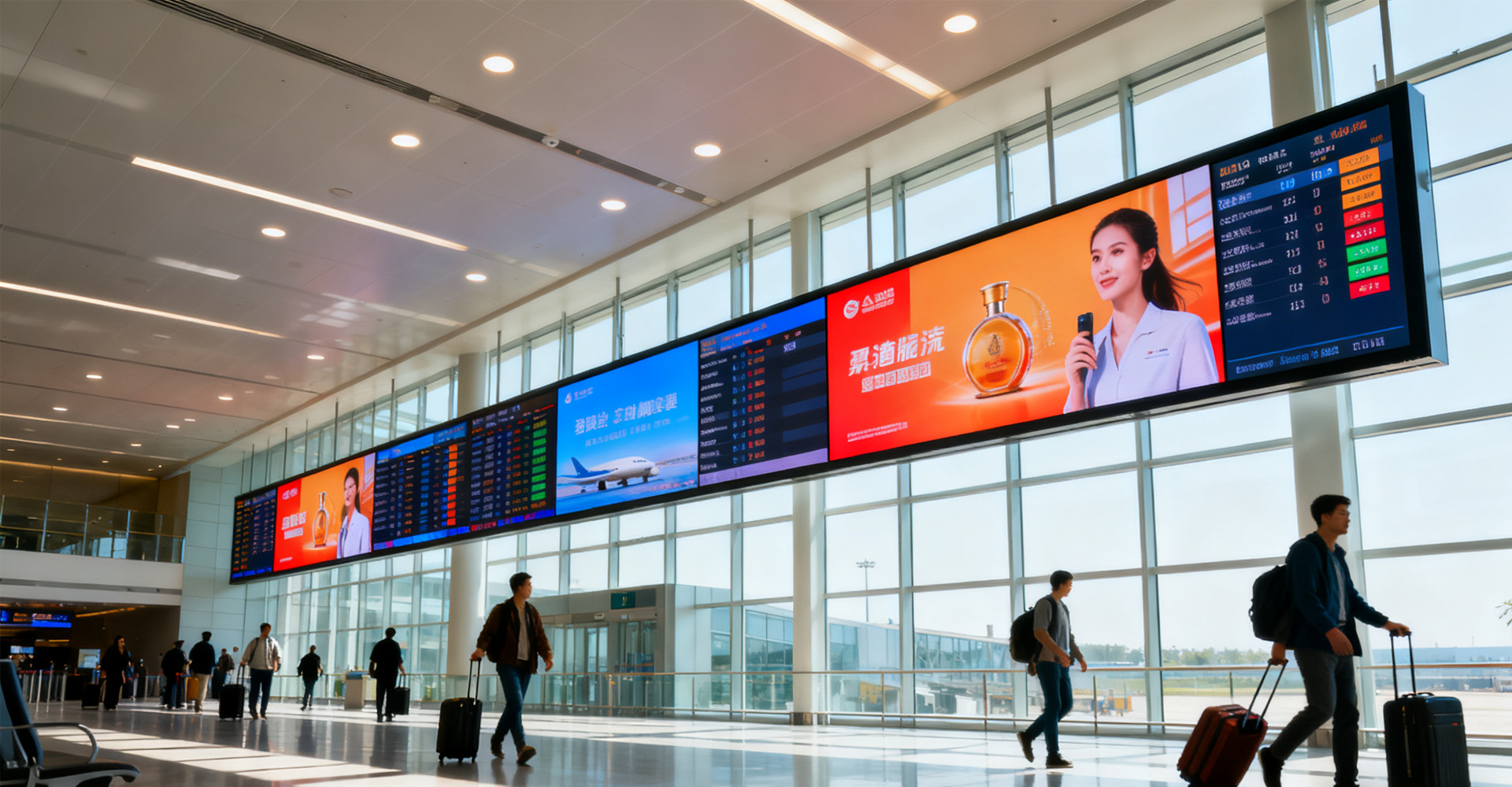 条形屏拼接板卡