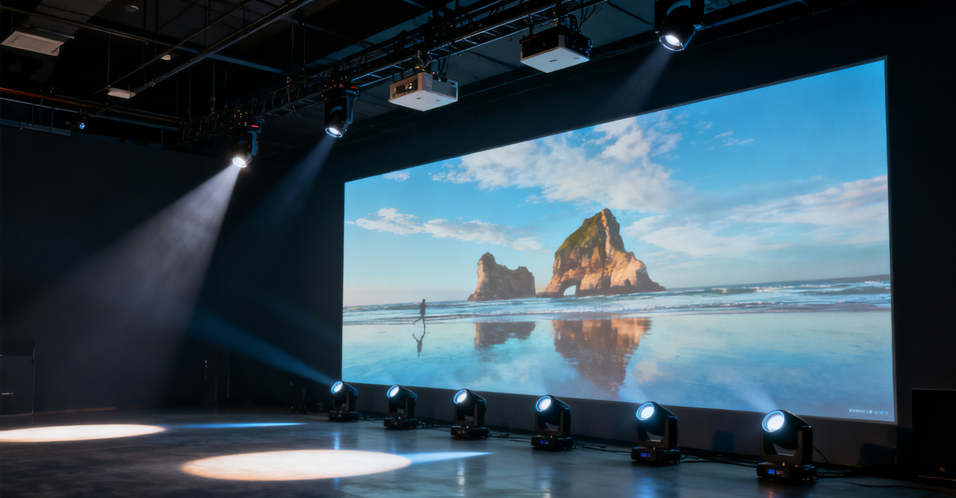 投影融合服务器图像几何校正，为屏幕量身定制的视觉魔法